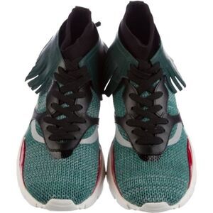 Valentino Rockstud Accents Sock Sneakers, US7.5/EU40.5